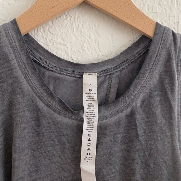 Lululemon - In the Open Tank in Mineral Grey - Size : 6 - Picture 6 of 6